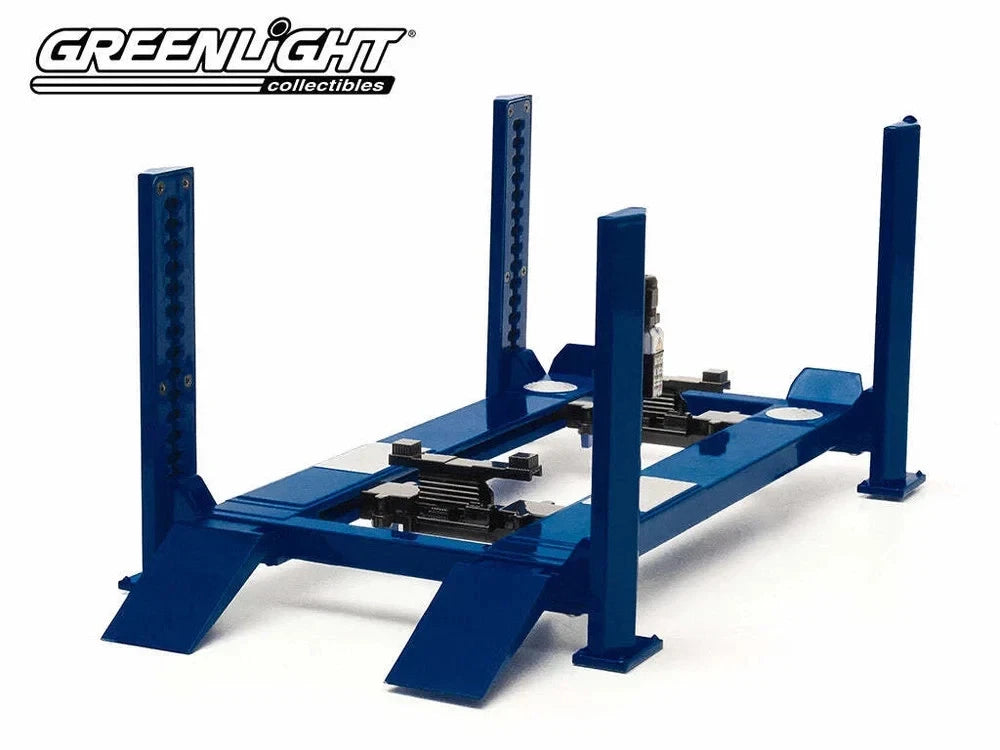 Greenlight 1:18 Scale 12884 - Adjustable Four-Post Lift Ramp Garage Accessory