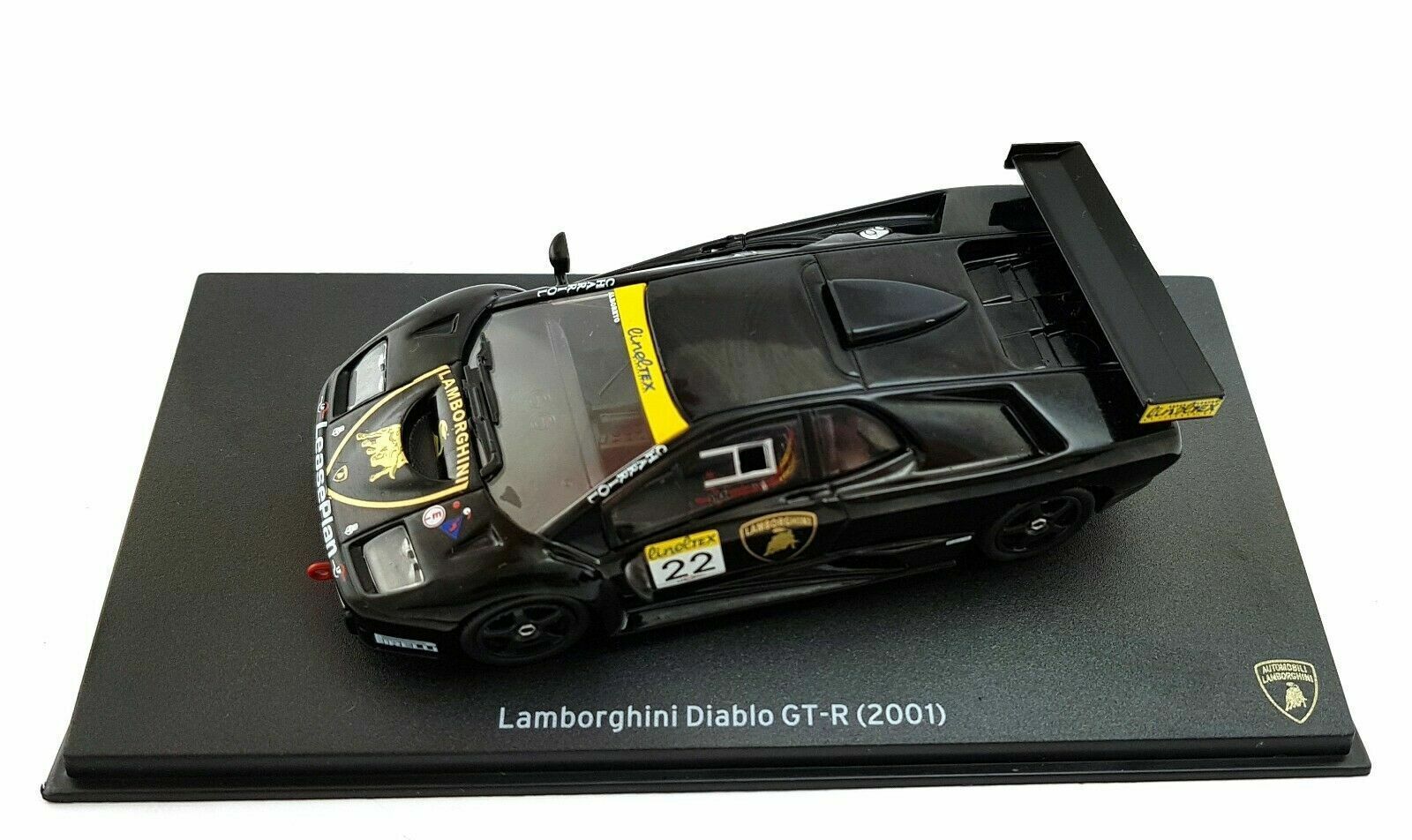 MAG 1:43 Diecast LAMBORGHINI DIABLO GT-R MODEL CAR BLACK 2001 SUPER SPORTS K8