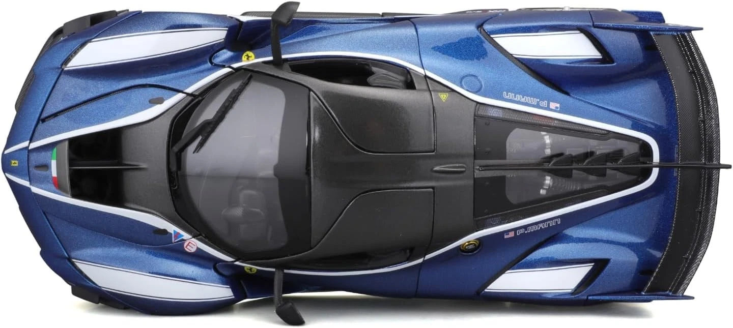 MAISTO 1:18 Diecast Scale - Ferrari FXX X in Blue