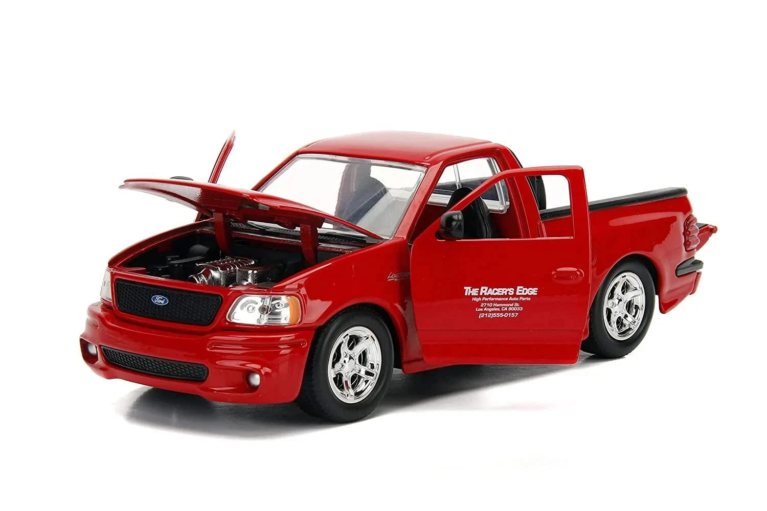 Jada 1:24 Diecast - Brian's 1999 Ford F-150 SVT Lightning, Red - Fast and Furious - 99574