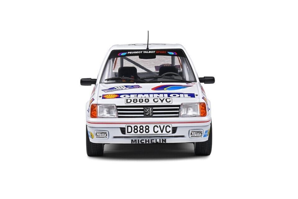 Solido 1:18 Diecast Model - Peugeot 205 GTi Lombard RAC Rally 1988 Colin McRae