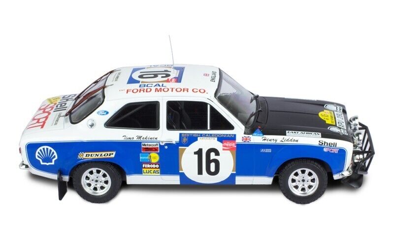 IXO 1:18 FORD ESCORT MK1 RS 1600 #16 T. MÄKINEN-H. LIDDON SAFARI RALLY 1973