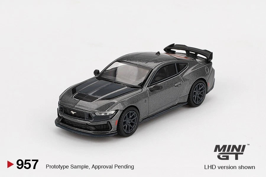 Mini GT 1:64 Diecast - Ford Mustang Shelby Dark Horse (RHD), Carbonised Grey - 957-R