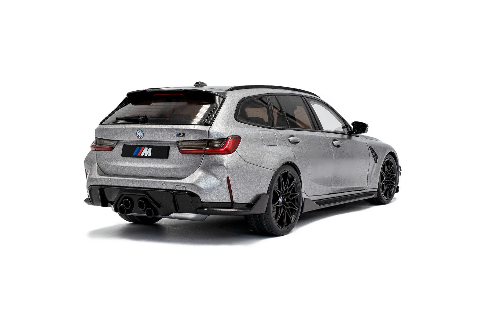SOLIDO 1:18 Scale - 2024 BMW M3 (G81) Touring w/Performance Parts, Frozen Pure Grey Metallic - S1813702