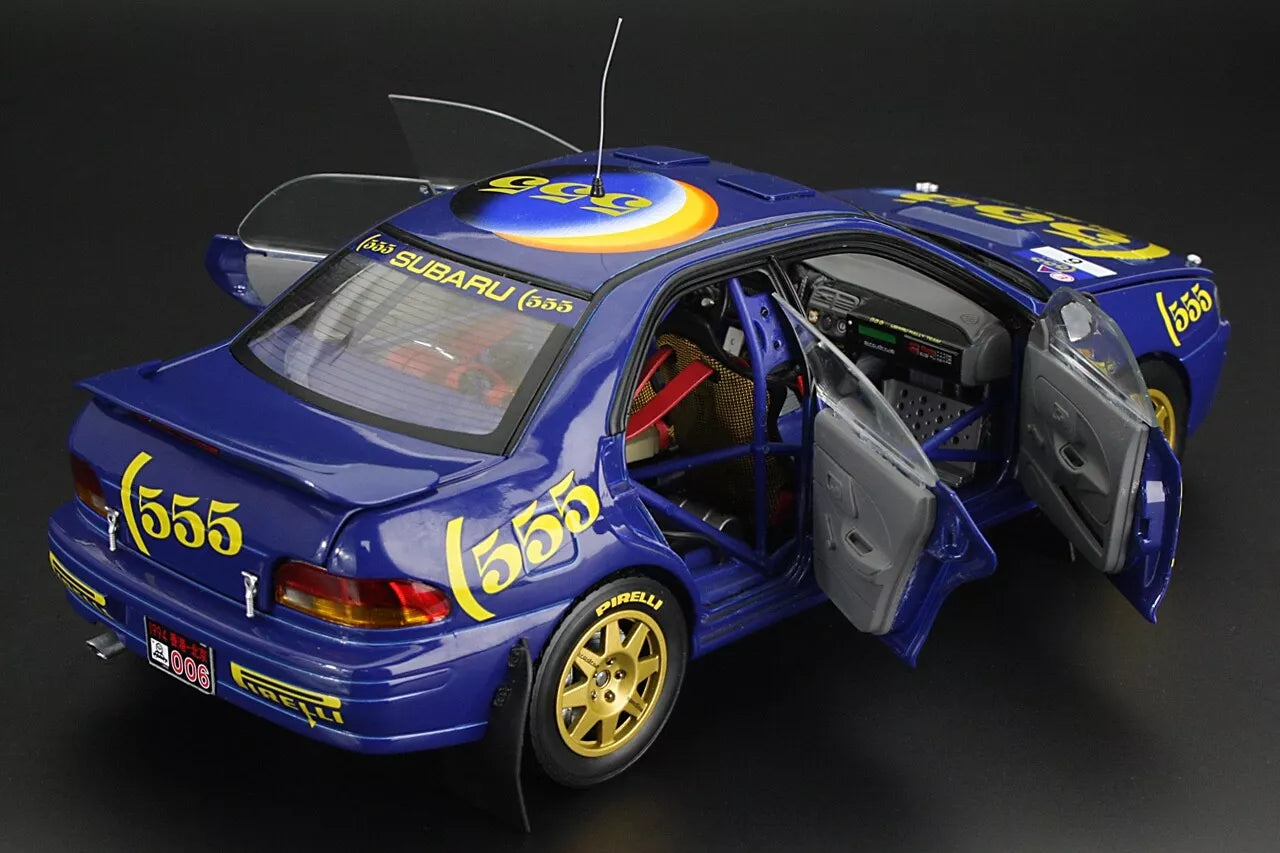 Sunstar 1:18 - Subaru Impreza 555 #6 R. Burns / R.Reid - 2nd 555 Hong Kong Beijing Rally 1994