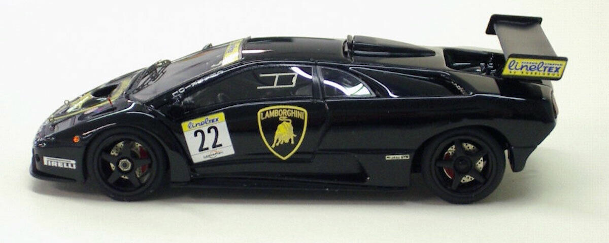 MAG 1:43 Diecast LAMBORGHINI DIABLO GT-R MODEL CAR BLACK 2001 SUPER SPORTS K8