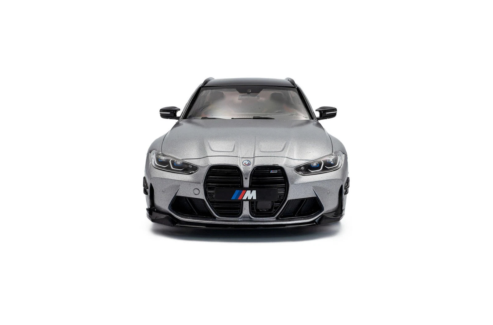 SOLIDO 1:18 Scale - 2024 BMW M3 (G81) Touring w/Performance Parts, Frozen Pure Grey Metallic - S1813702
