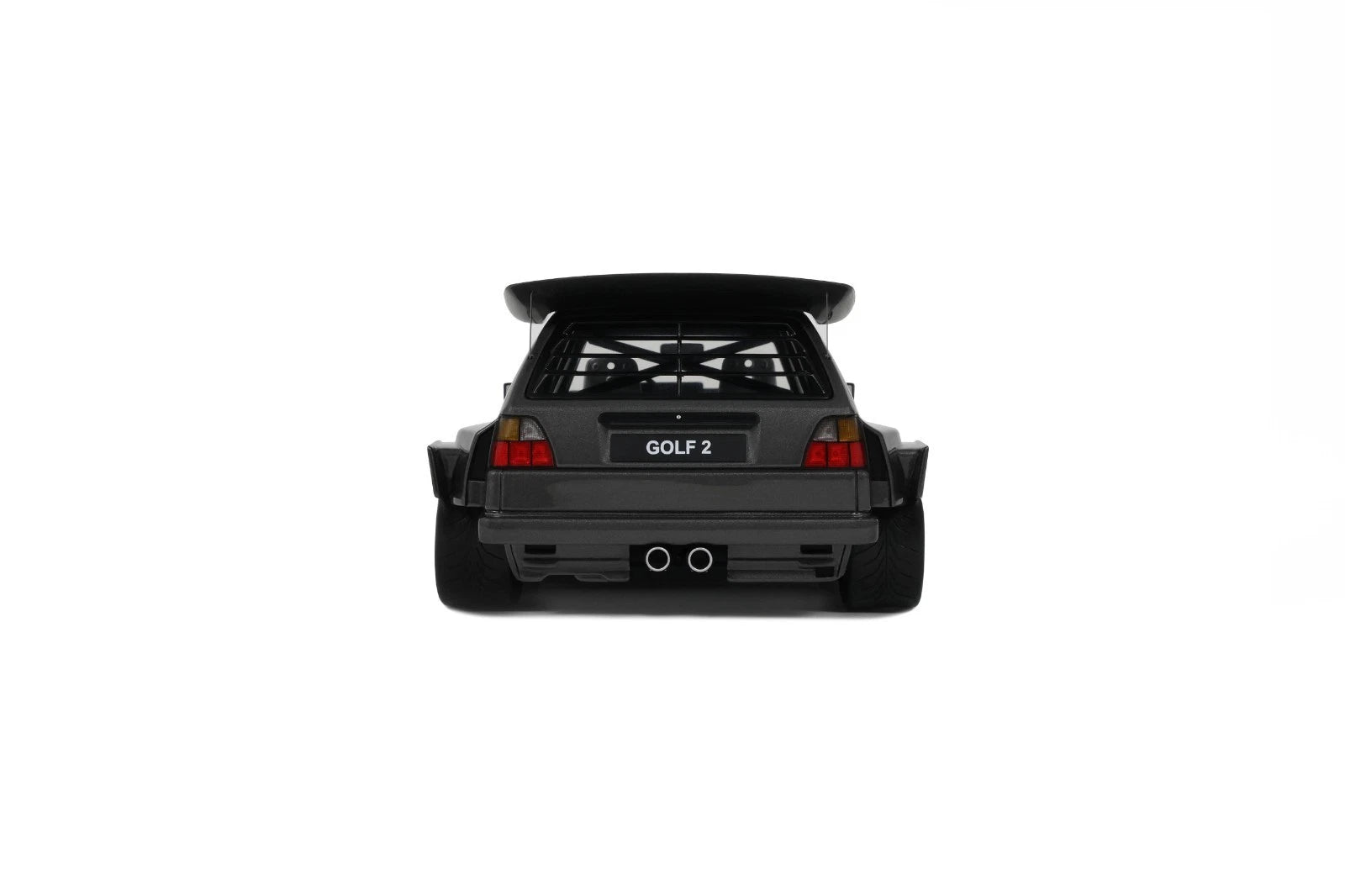 OTTO 1:18 Scale Resin Model Car - 2021 VW VOLKSWAGEN GOLF II GTI  BY KHYZYL SALEEM, ASCOT GREY METALLIC - OT476
