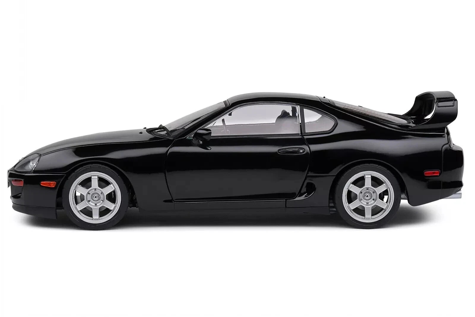 SOLIDO 1:18 Scale Diecast Model Car, 1993 Toyota Supra MK4 (A80) - Astral Black - S1807606
