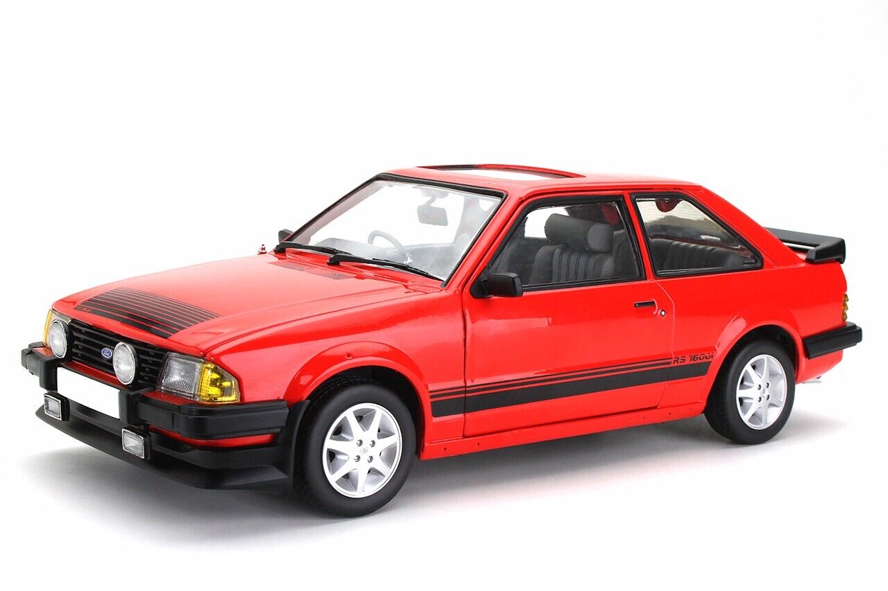 SUNSTAR 1:18 Scale - Ford Escort Mk3 RS 1600i in Red