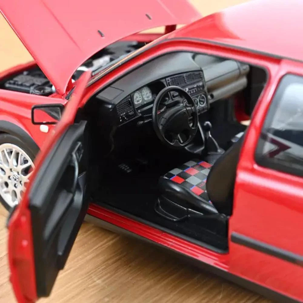 Norev 1:18 Scale Diecast - 1996 VW Volkswagen Golf Mk3, Flash Red - 188418R