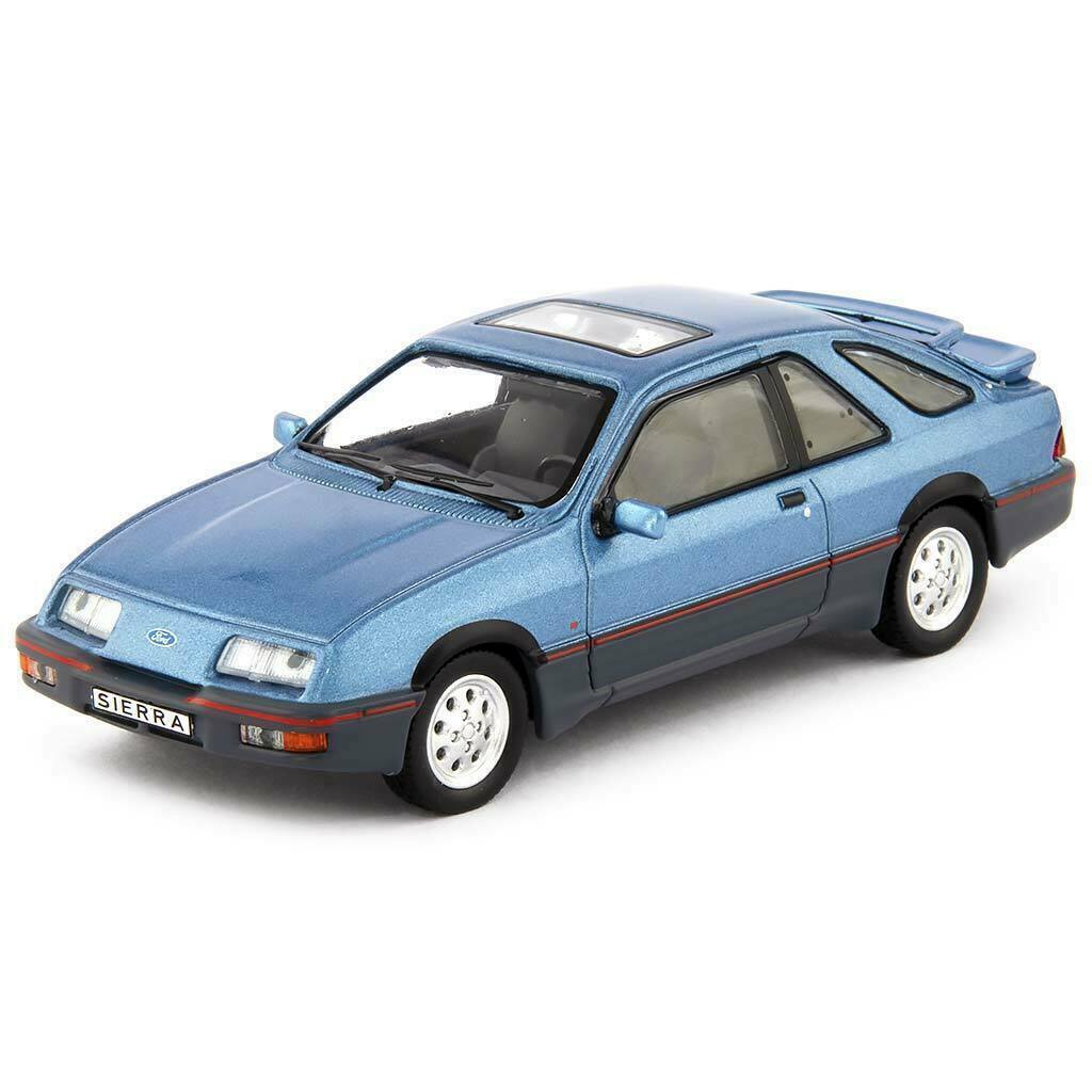 IXO 1:43 1982 FORD ESCORT SIERRA XR4 3 Door in Metallic Blue - Diecast Model Car