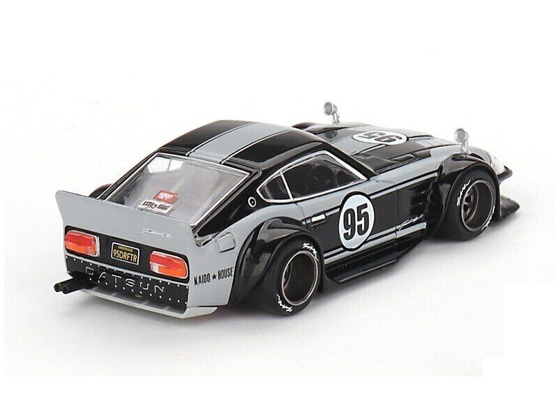 Mini GT 1:64 Scale Kaido House Datsun Fairlady Z GT 95 Drifter V1 Black Grey (RHD) - KHMG079