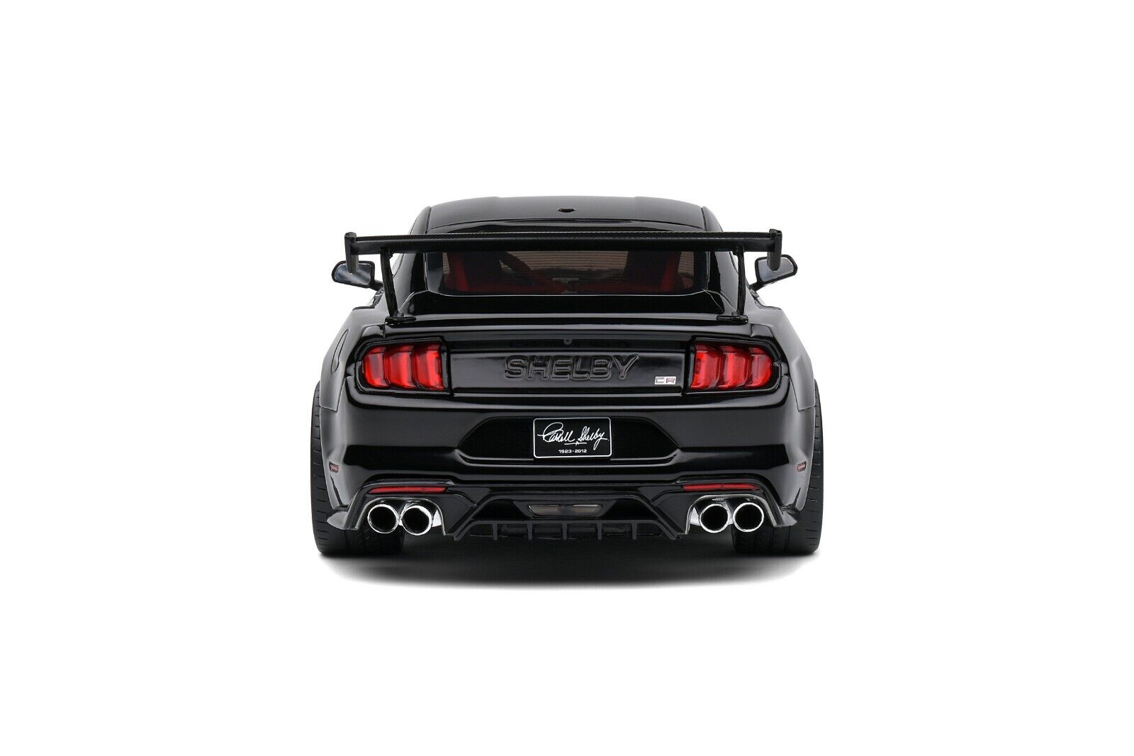 SOLIDO 1:18 Scale Diecast Car 2022 Ford Shelby Mustang GT500 CODE RED - Black