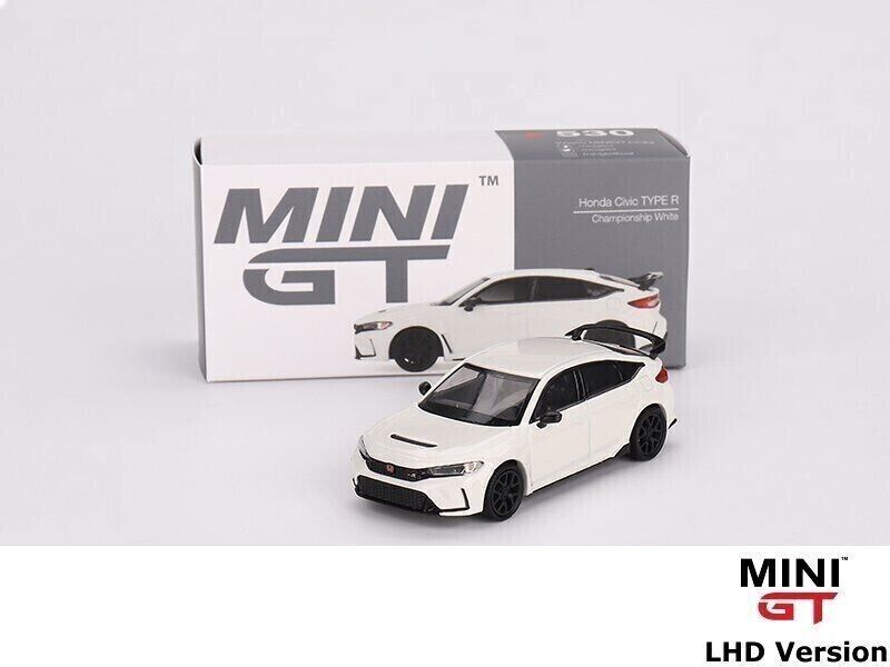 Mini GT 1:64 Scale Honda Civic Type R Championship White 2023 RHD - MGT00530R