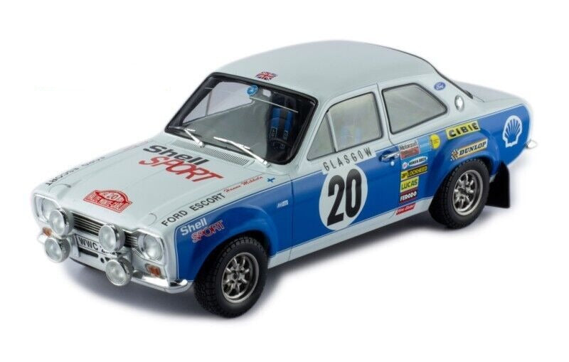 IXO 1:18 FORD ESCORT MK1 RS 1600 #20 MIKKOLA /PORTER RALLYE MONTE-CARLO 1973