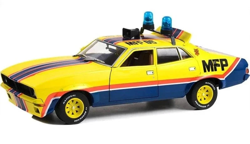 Greenlight Hollywood 1:18 Diecast - 1974 Ford Falcon XB Police, Mad Max Interceptor MFP - 13675