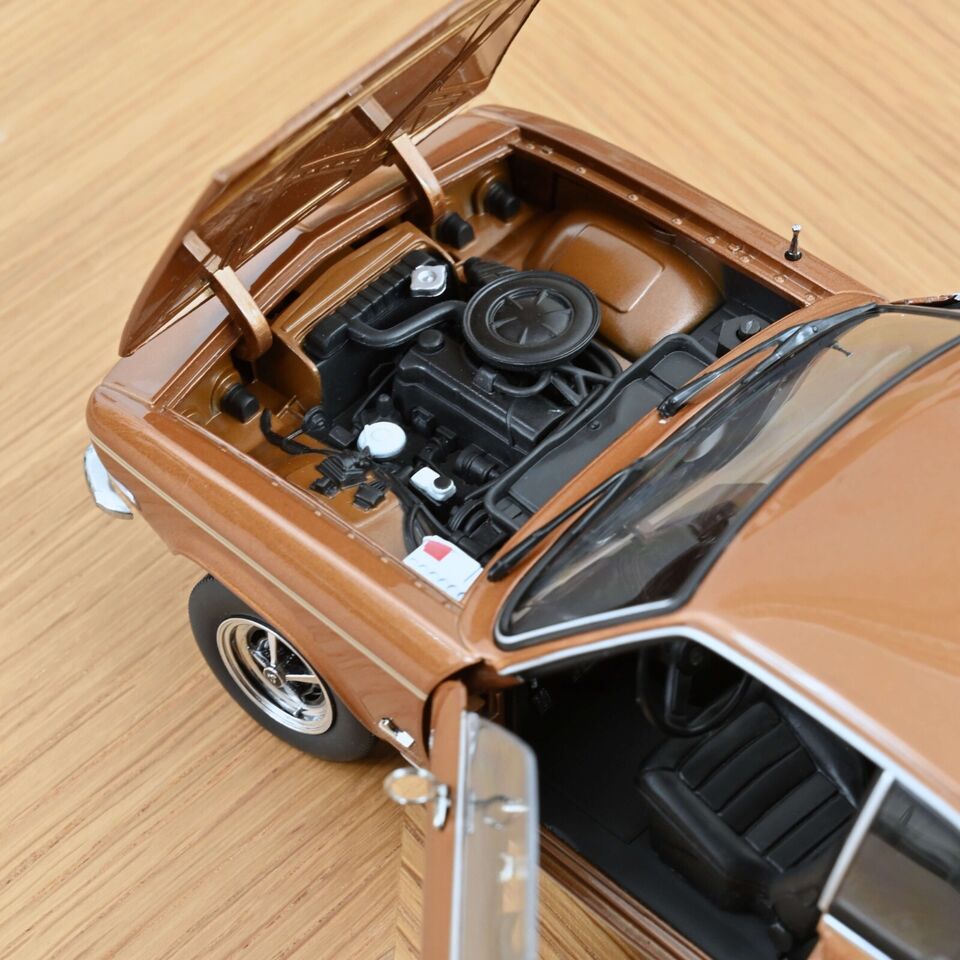 Norev 1:18 Scale Diecast Model Car - 1970 Opel Manta A 1.9L, Copper Metallic