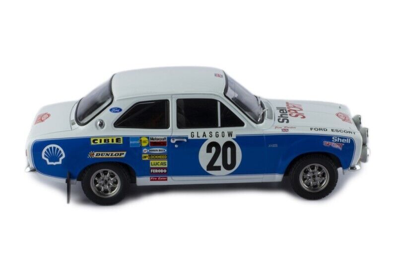 IXO 1:18 FORD ESCORT MK1 RS 1600 #20 MIKKOLA /PORTER RALLYE MONTE-CARLO 1973