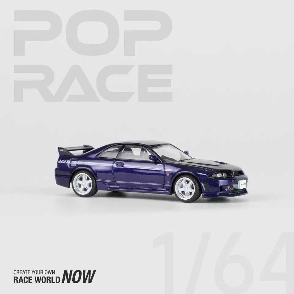 Pop Race 1:64 Diecast - Nissan GT-R Nismo 400R, Purple - PR64-51