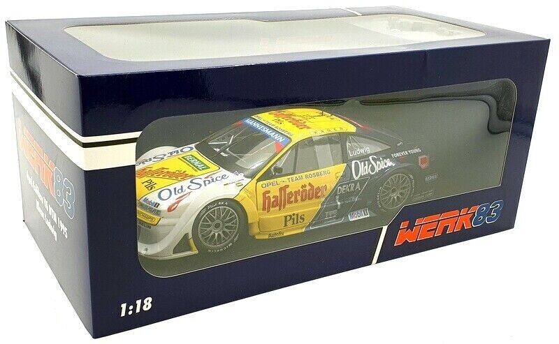 WERK83 1:18 CAR OPEL CALIBRA V6 4X4 Team Rosberg N 1 Winner Race 1+2 Hockenheim