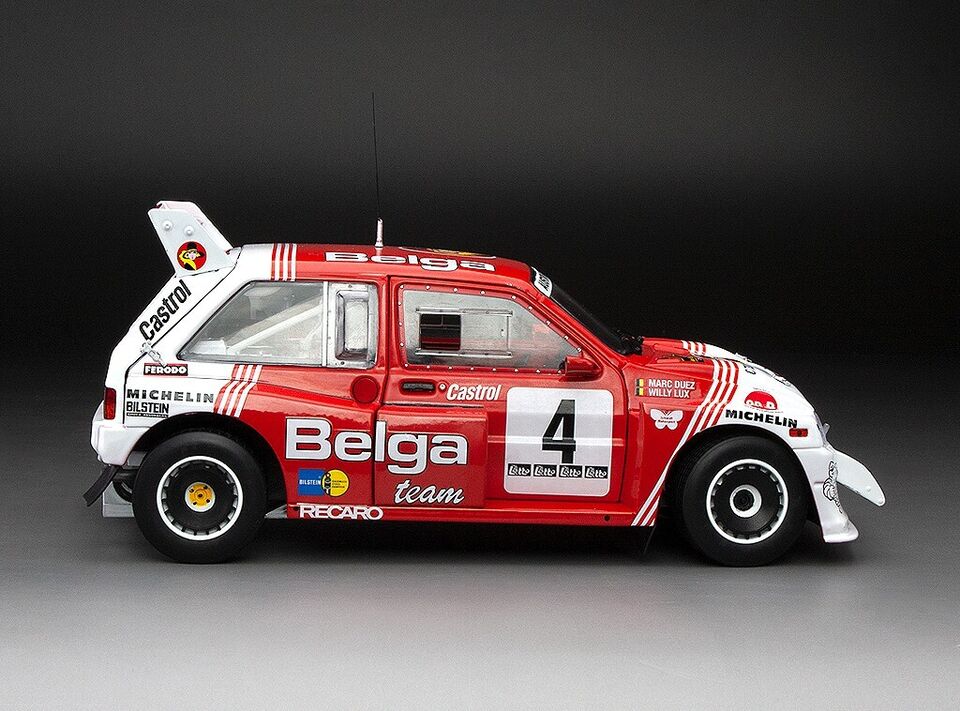 Sunstar 1:18 MG Metro 6R4 #4 M.Duez / W.Lux – 2nd Lotto Bianchi Rally 1986