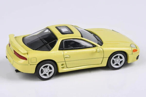 PARA64 1:64 Scale Diecast Model Car - Mitsubishi 3000GT GTO Yellow (LHD)