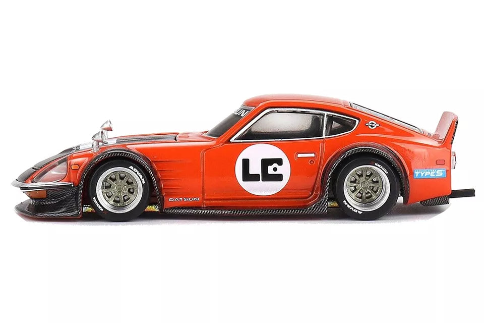 Mini GT 1:64 Scale Kaido House Datsun Fairlady Z GT "Orange Bang" Larry Chen V1, Orange - KHMG100