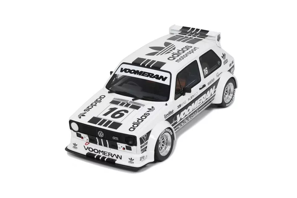 OTTO 1:18 Scale Resin Model Car - 1:18 VW Volkswagen Golf Mk1 GTI VOOMERAN, WHITE - OT1061