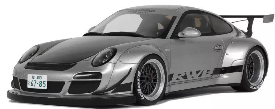 GT Spirit 1:18 Scale Resin Model, 2024 RWB ABU - Silver - GT483