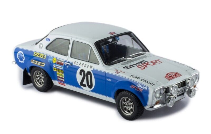 IXO 1:18 FORD ESCORT MK1 RS 1600 #20 MIKKOLA /PORTER RALLYE MONTE-CARLO 1973