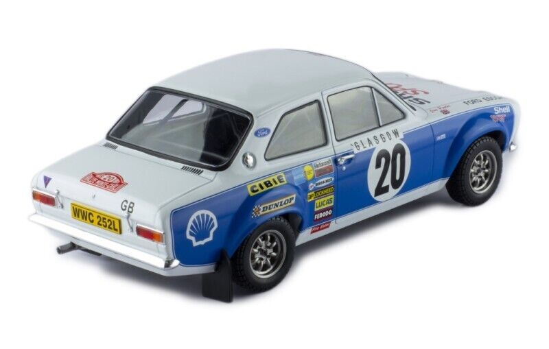 IXO 1:18 FORD ESCORT MK1 RS 1600 #20 MIKKOLA /PORTER RALLYE MONTE-CARLO 1973