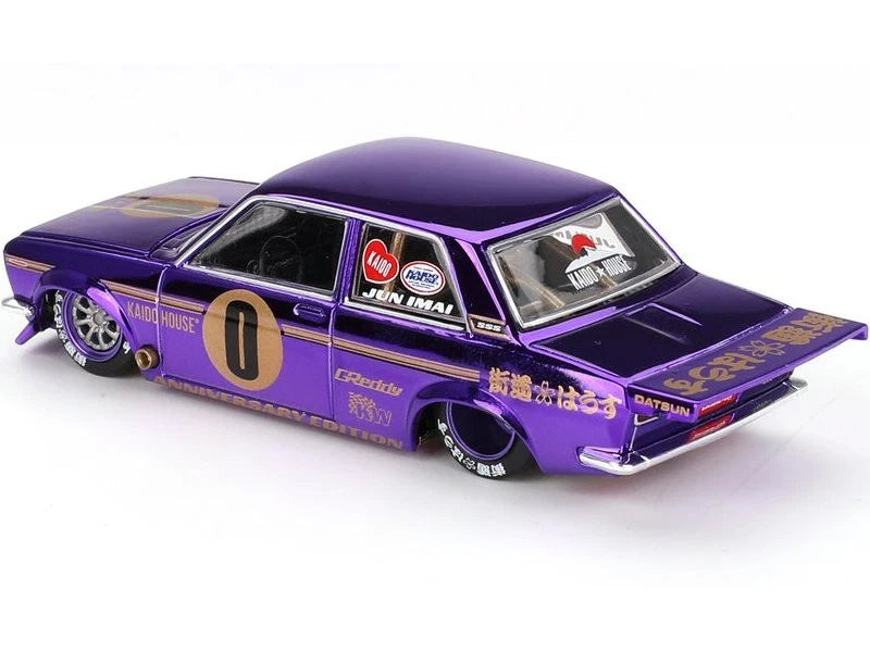 Mini GT 1:64 Scale Kaido House Datsun 510 Pro Street Anniversary Edition - Purple - KHMG138