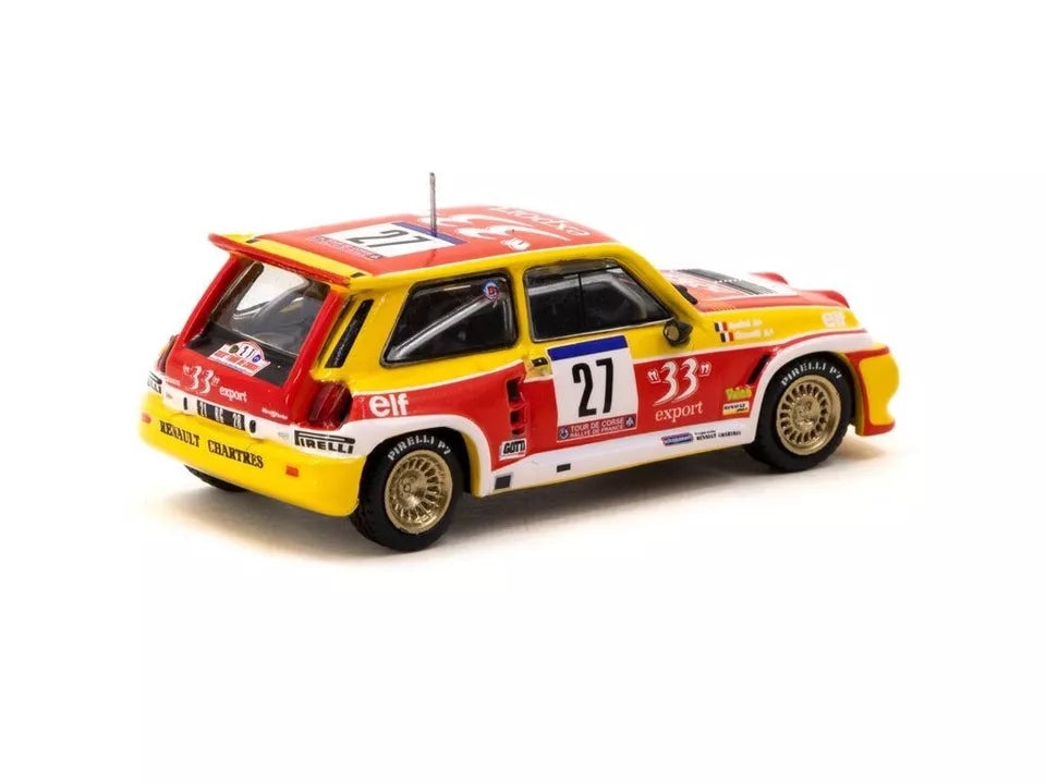 TARMAC WORKS 1:64 Scale - Renault 5 MAXI Turbo, Tour de Corse 1985