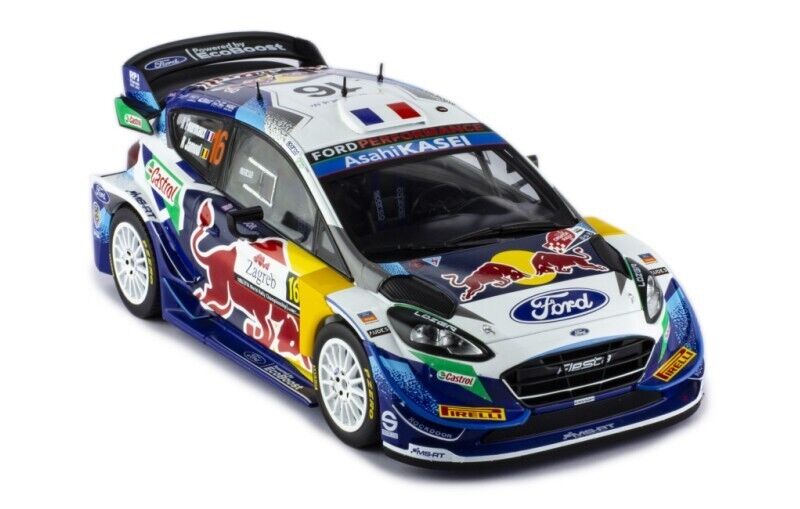 IXO 1:18 FORD FIESTA WRC #16 A.FOURMAUX - R.JAMOUL RALLY CROATIA 2021