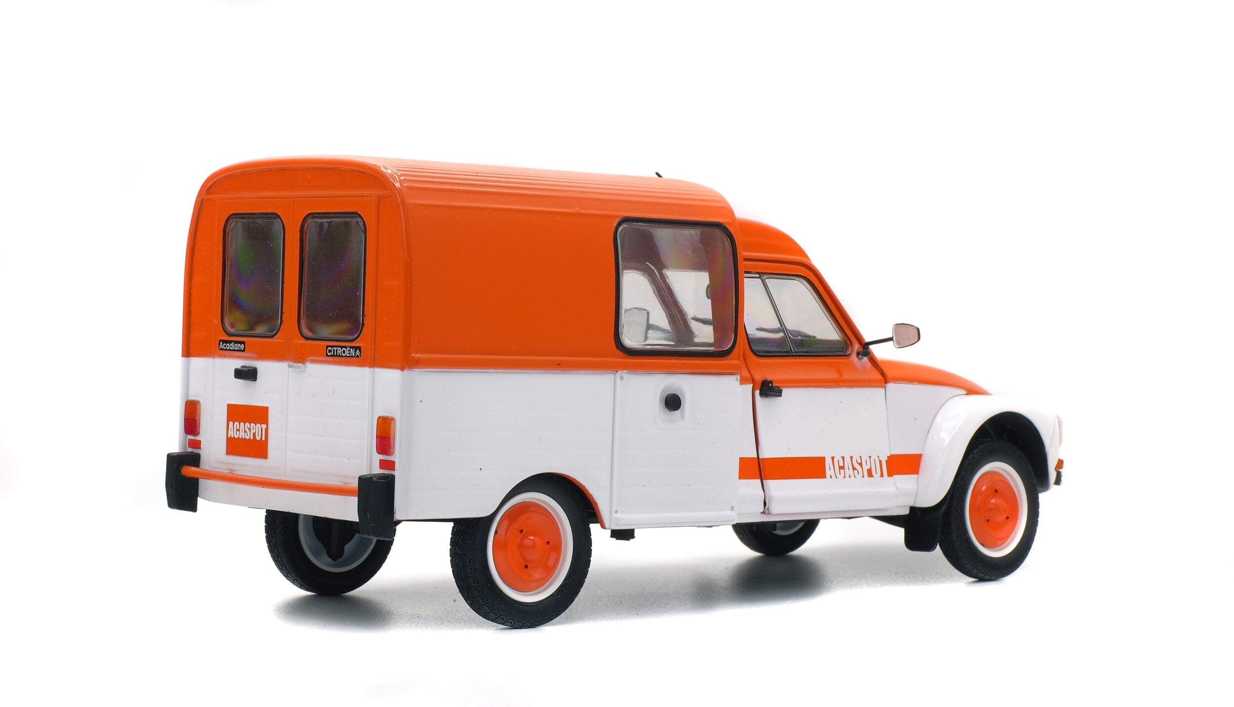 SOLIDO 1:18 Scale Diecast Model, 1984 CITROËN ACADIANE – ACASPOT - Orange