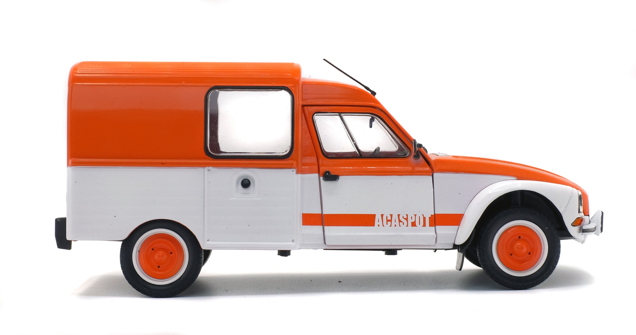 SOLIDO 1:18 Scale Diecast Model, 1984 CITROËN ACADIANE – ACASPOT - Orange