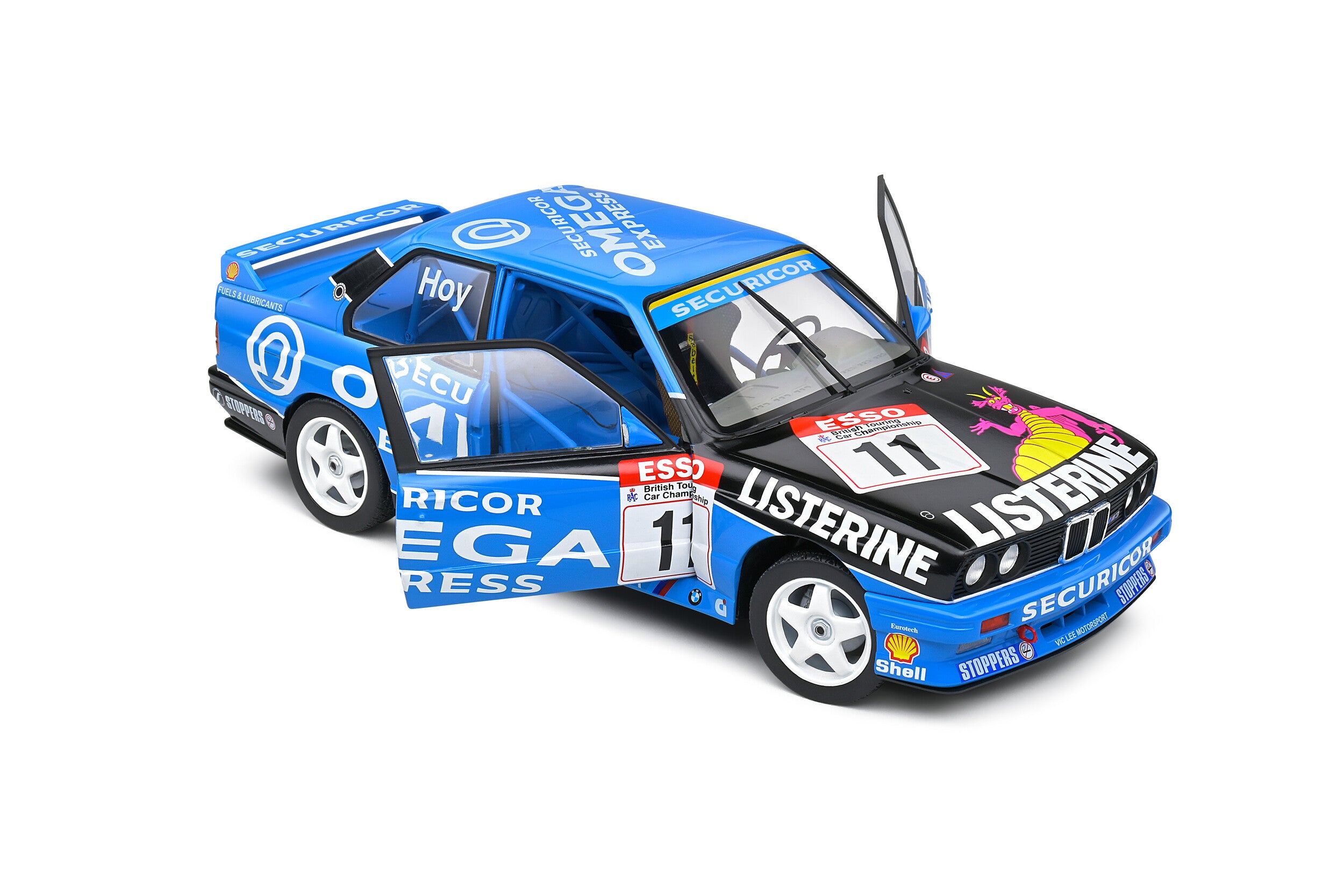 SOLIDO 1:18 Diecast 1991 BMW E30 M3 Blue BTCC - S1801522