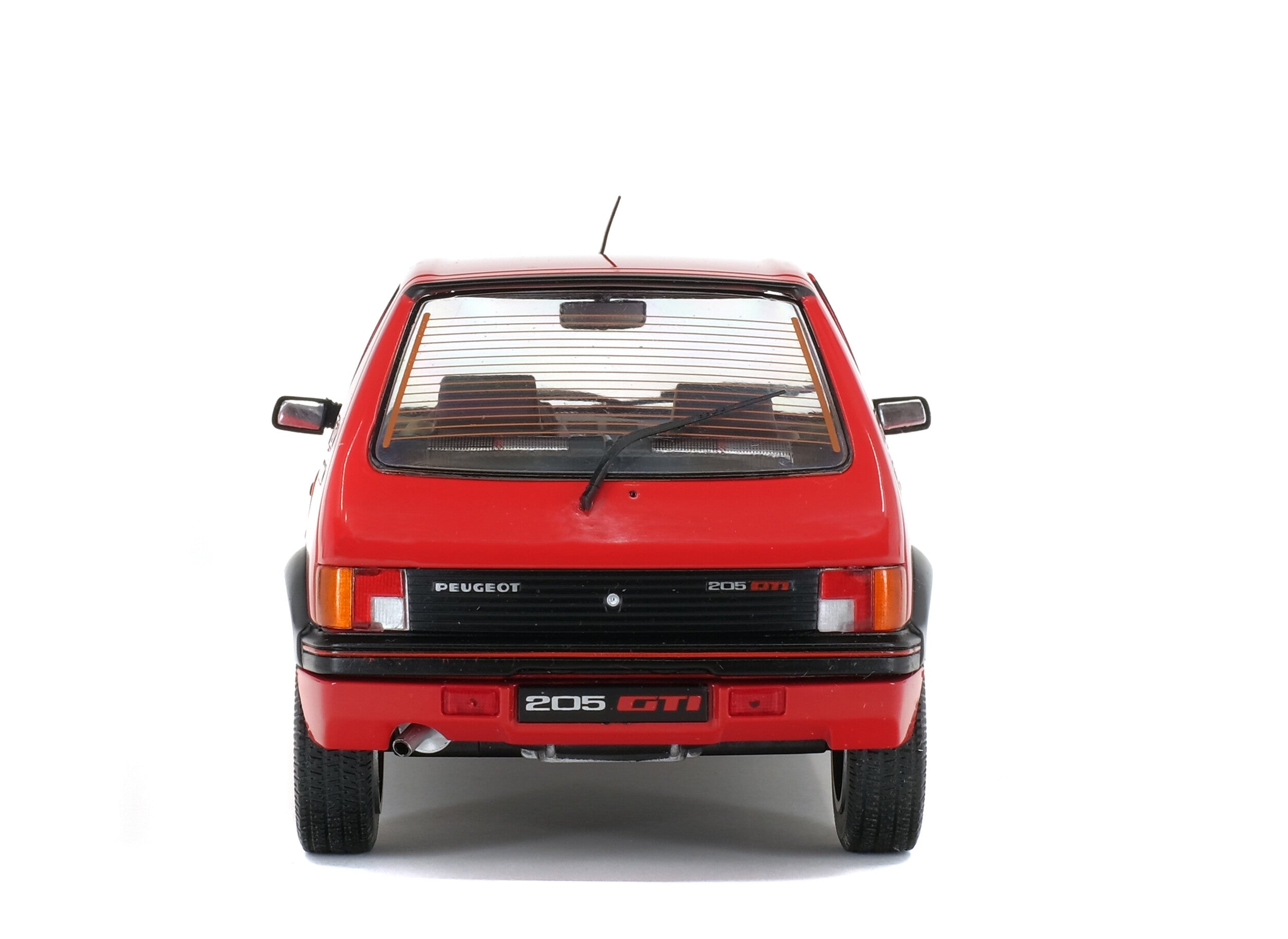 SOLIDO 1:18 Scale Diecast Model Car, 1988 Peugeot 205 1.9 GTi in Red