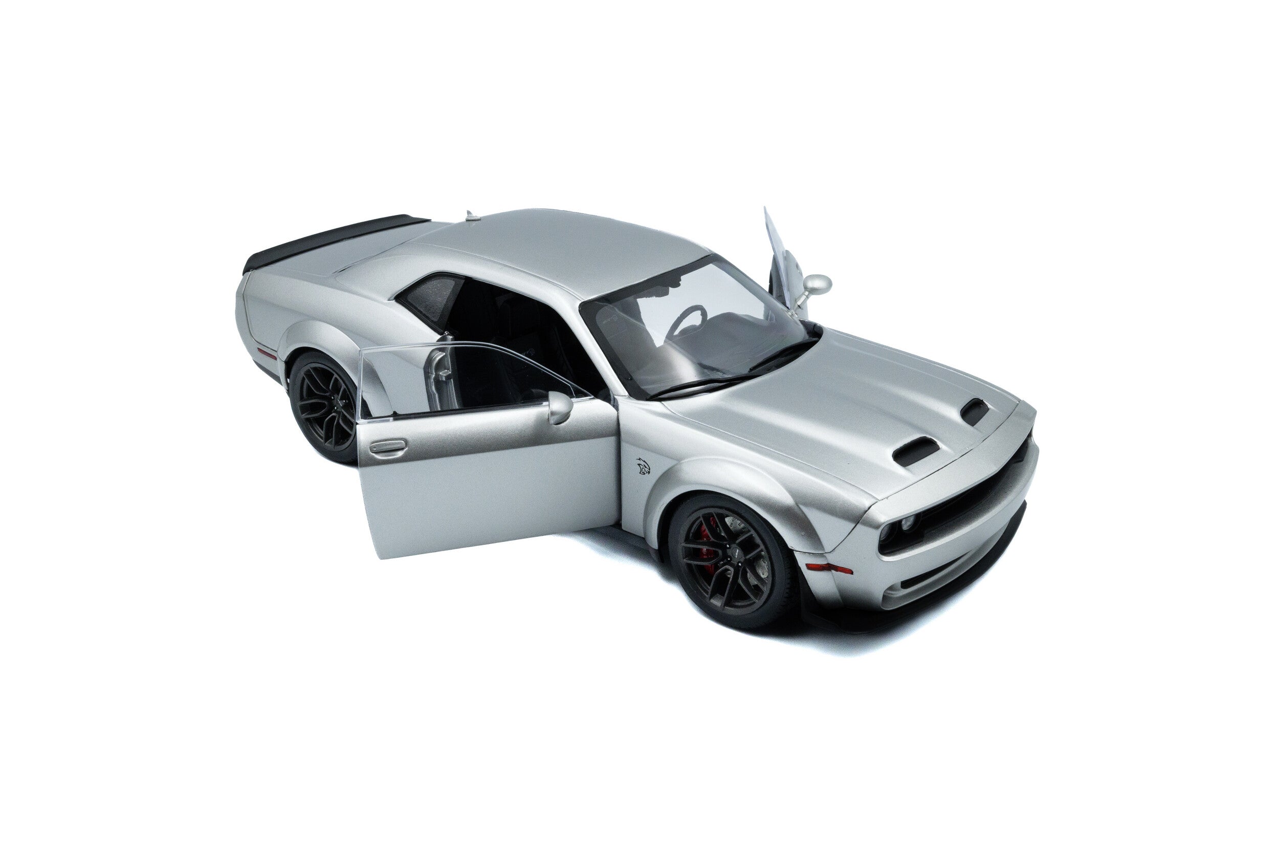 Solido 1:18 Diecast - 2023 Dodge Challenger SRT Hellcat Redeye Widebody, Triple Nickel - S1805711