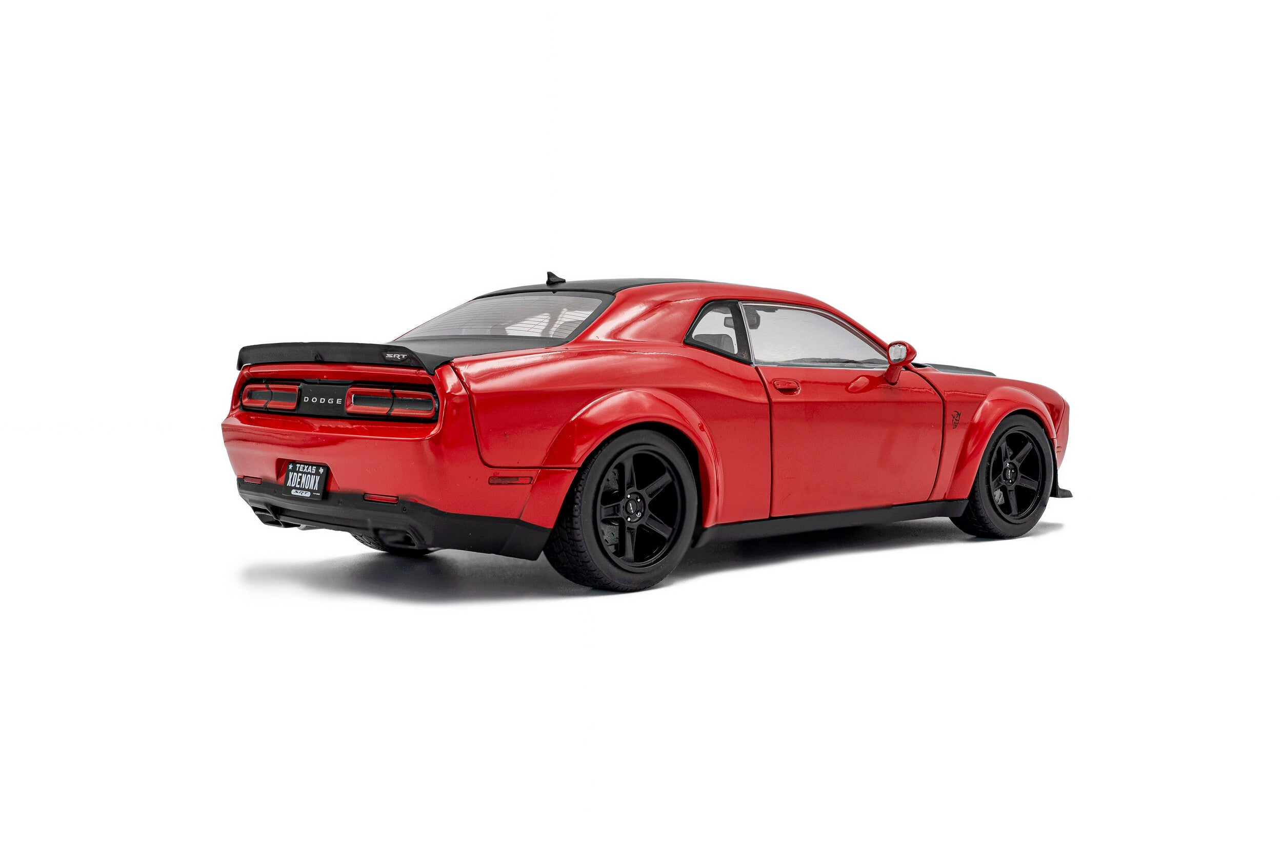 Solido 1:18 Diecast, 2023 Dodge Challenger SRT Demon, Tor Red - S1805718