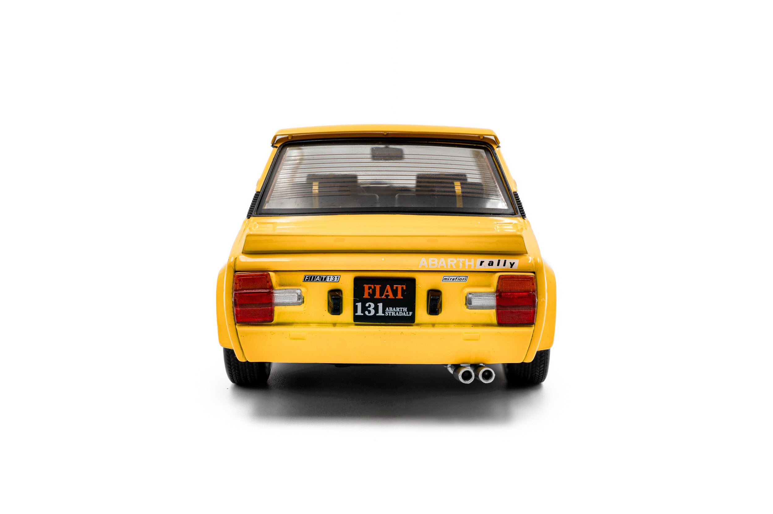 Solido 1:18 Diecast - 1980 Fiat 131 ABARTH, Yellow - S1806006