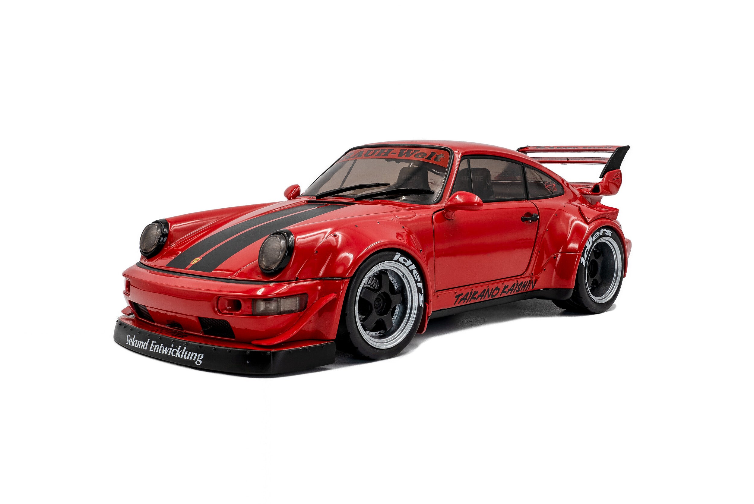 SOLIDO 1:18 Scale - 2024 Porsche 911 RWB Bodykit Taikano Kaishin, Red