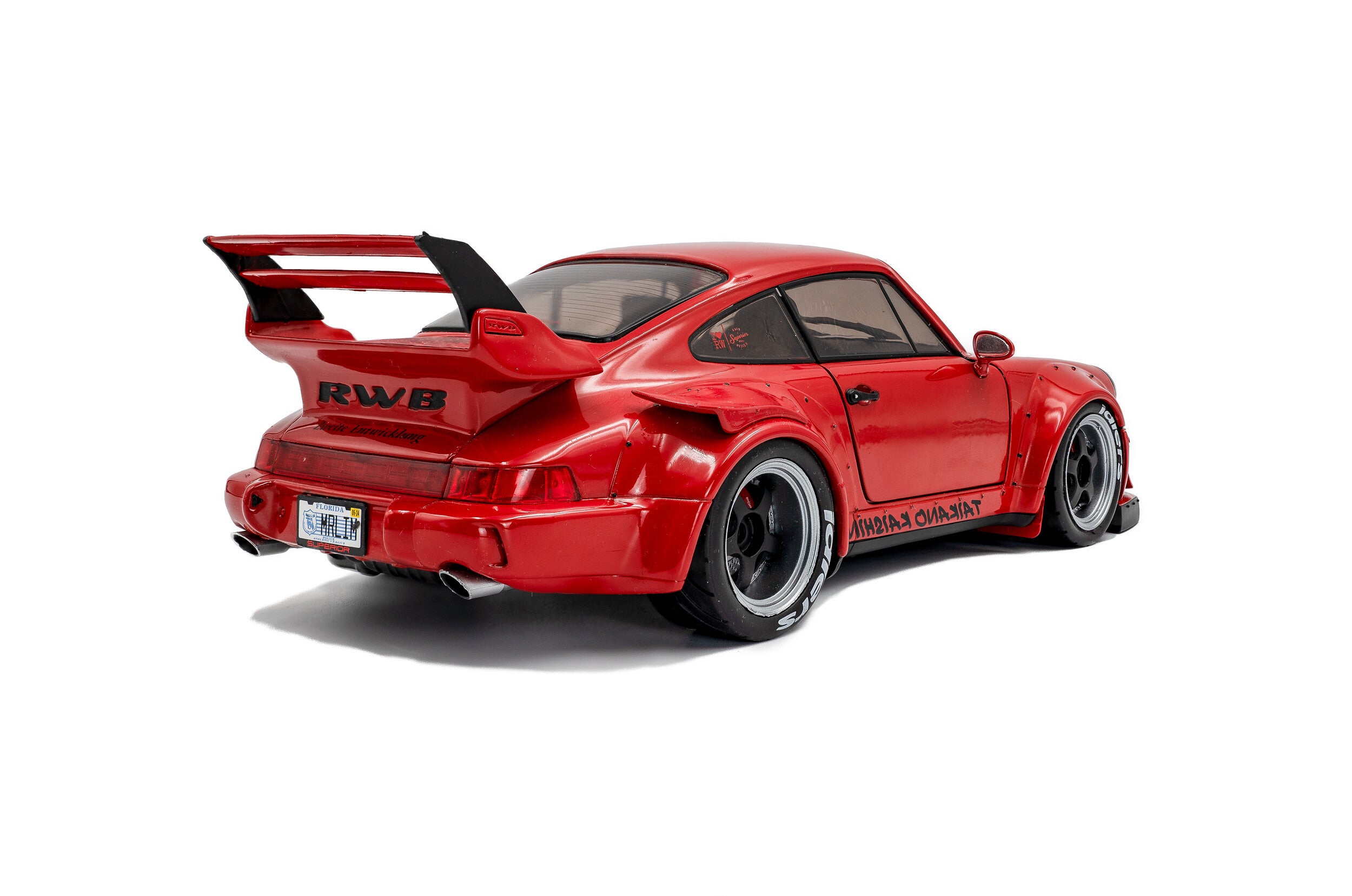 SOLIDO 1:18 Scale - 2024 Porsche 911 RWB Bodykit Taikano Kaishin, Red - S1807514