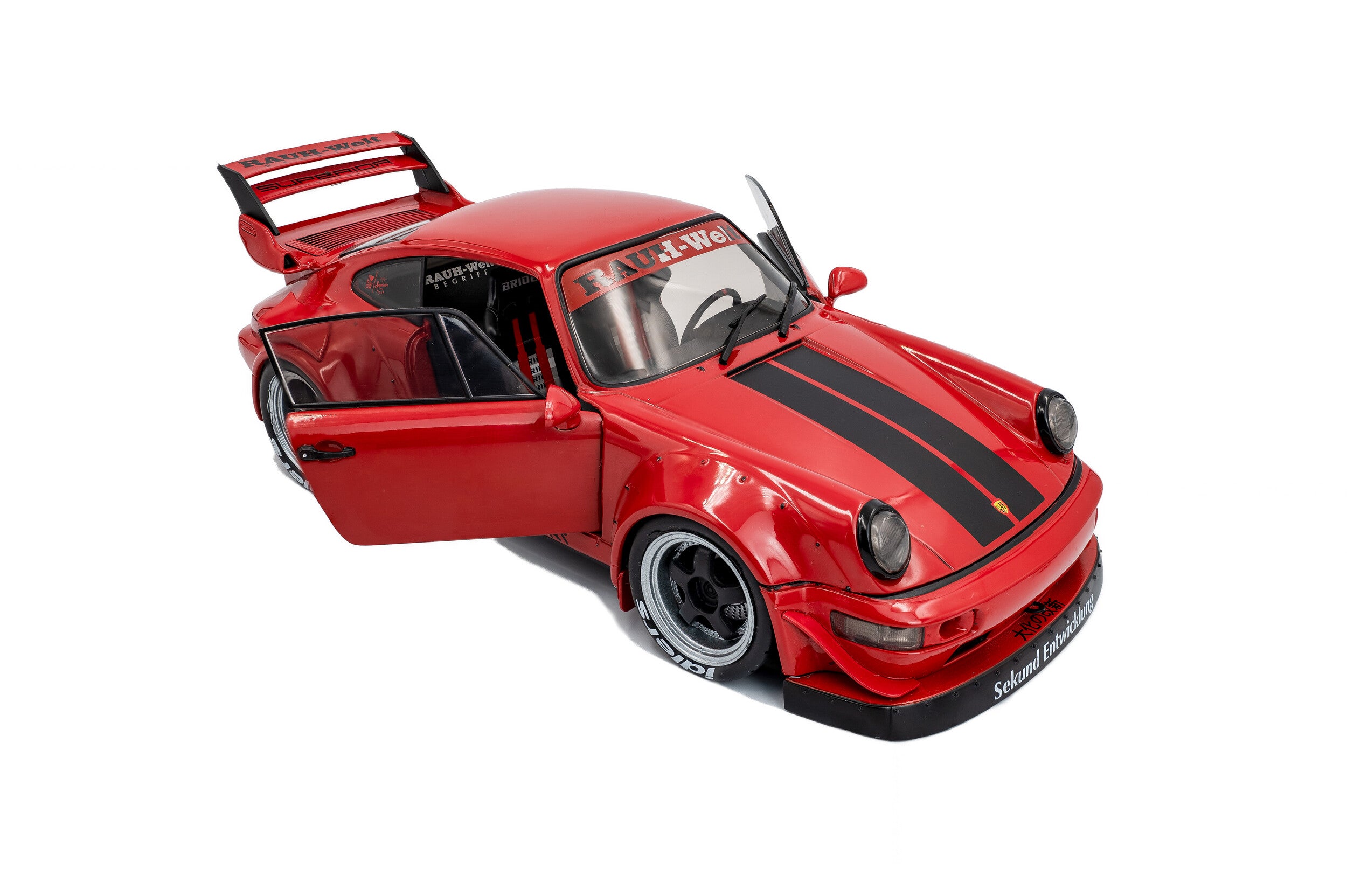 SOLIDO 1:18 Scale - 2024 Porsche 911 RWB Bodykit Taikano Kaishin, Red - S1807514