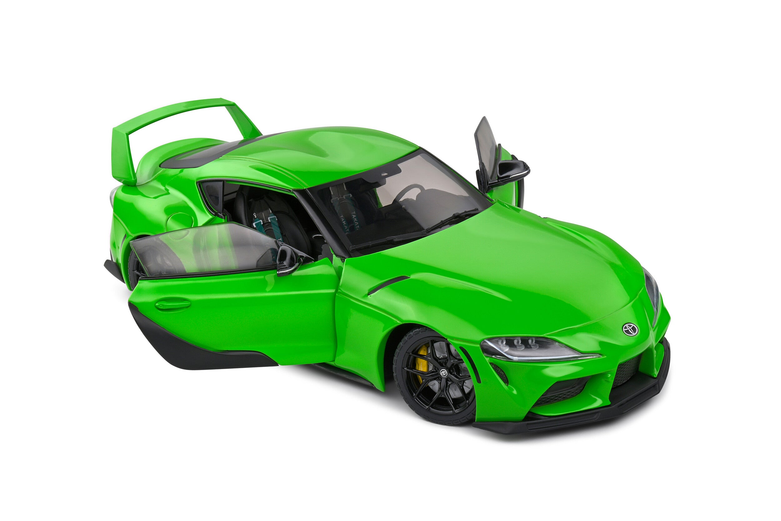 SOLIDO 1:18 Scale - 2023 Toyota GR Supra - Wazabi Streetfighter, Green - S1809004