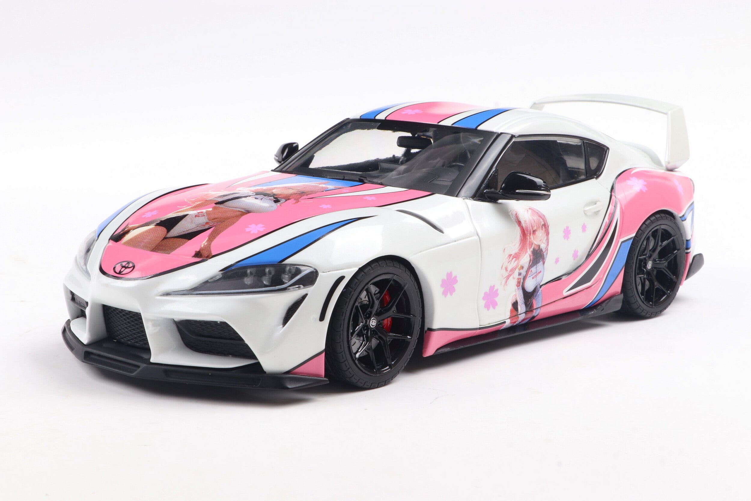 Solido 1:18 Diecast - 2024 Toyota GR Supra Solido Works, Itasha White - S1809008
