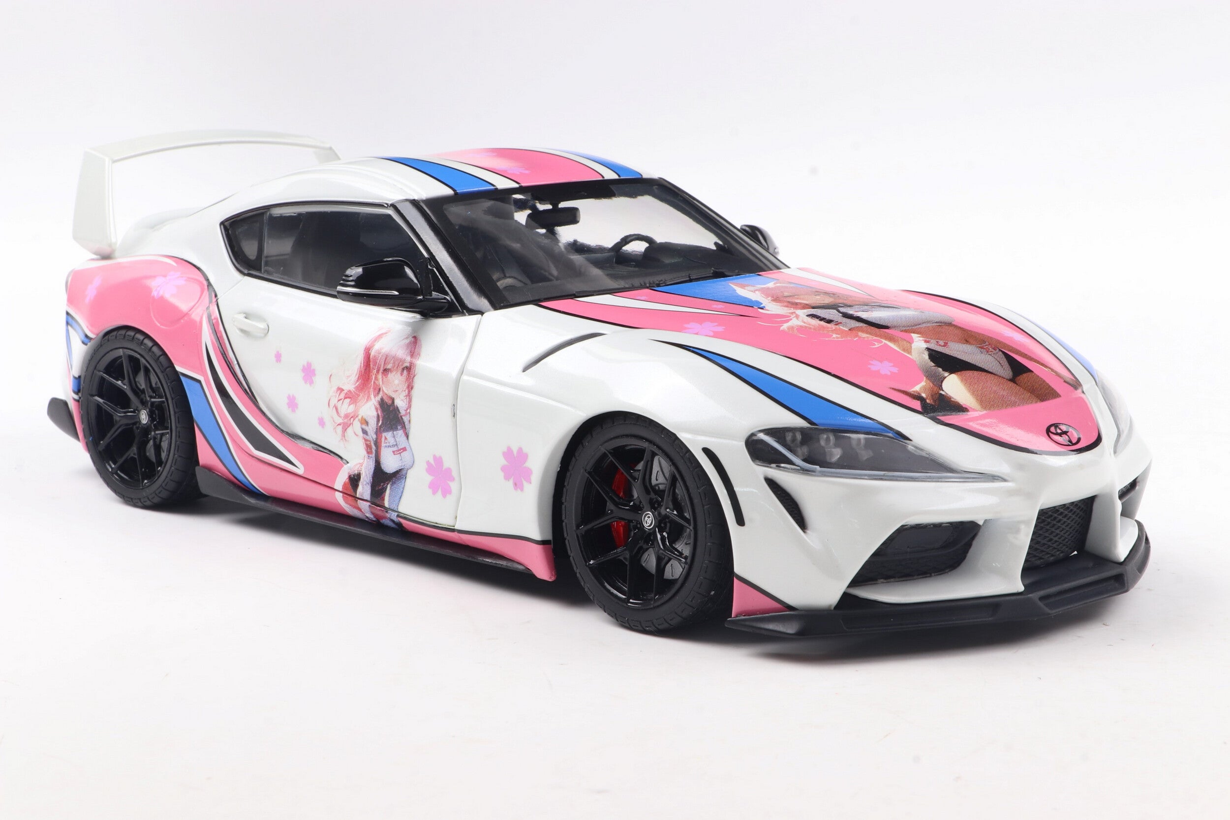 Solido 1:18 Diecast - 2024 Toyota GR Supra Solido Works, Itasha White - S1809008