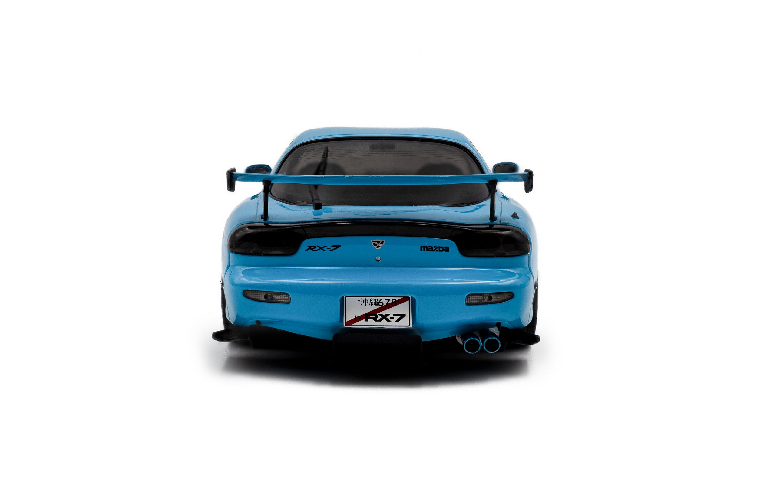 SOLIDO 1:18 Scale - 1999 Mazda RX7 FD3RS Streetfighters, Neon Blue - S1810608