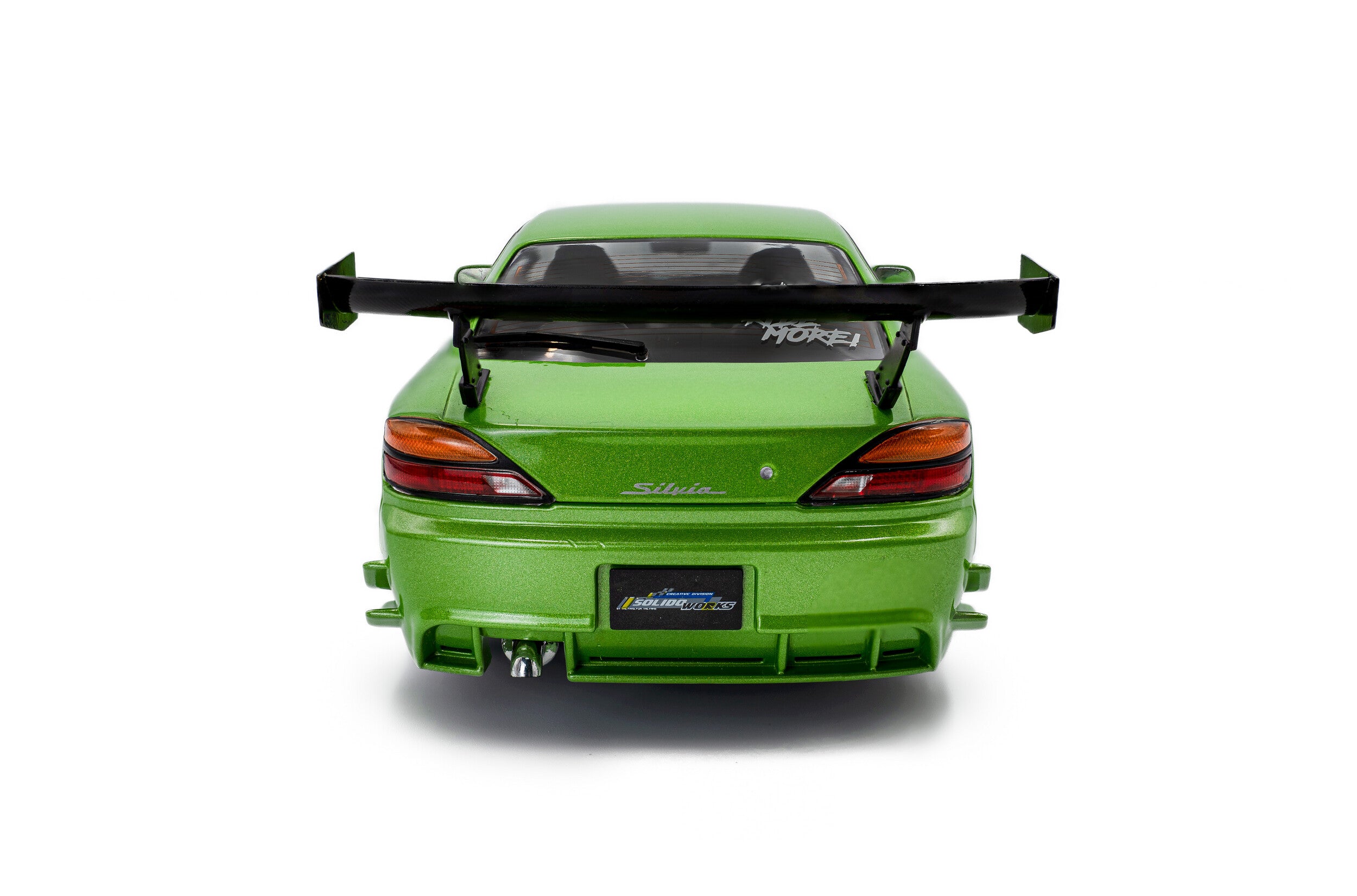Solido 1:18 Diecast - 1999 Nissan Silvia S15 Spec-R Aero SOLIDO WORKS, Metallic Green - S1812203